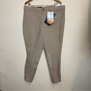 Ariat Paints Olympia Pro Series Jodhspur Equestrian Breeches Riding Beige SZ 40R